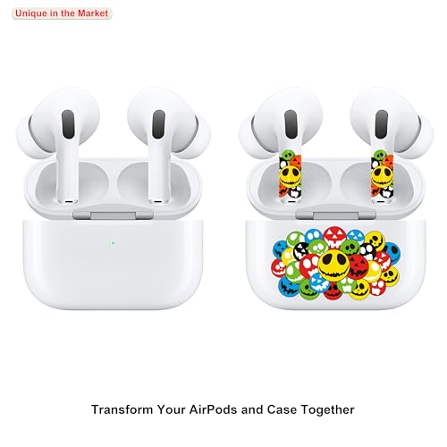 RockMax for AirPods 4 Skin Set, Butterfly AirPod Skins for AirPods 4th Gen Charging Case, Trendy Sticker Gifts for Boys and Girls, Easy to Apply