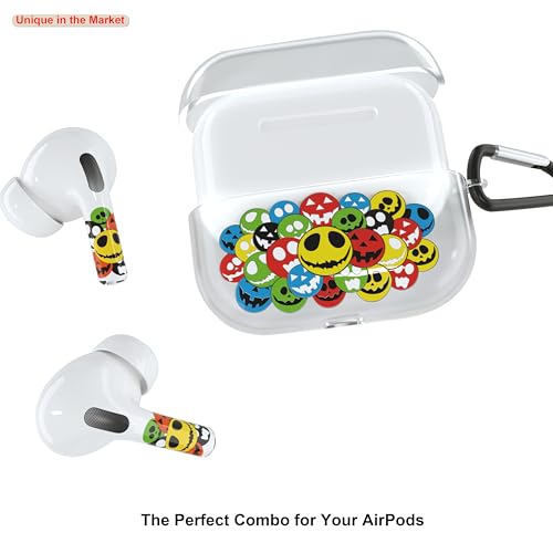 RockMax for Butterfly AirPods 4 Case Cover, Cute Sticker and AirPods Cover Set, Fun Air Pods 4 Case with Keychain, Clear AirPods 4th Generation Case for Women, MagSafe Compatible