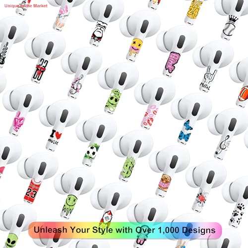 RockMax for AirPods 4 Skin, Glow-in-The-Dark Bolt Design Sticker Wrap for AirPods 4th Gen, Compatible with AirPod 4 Case, Fun Gift for Boys and Girls, Easy to Install