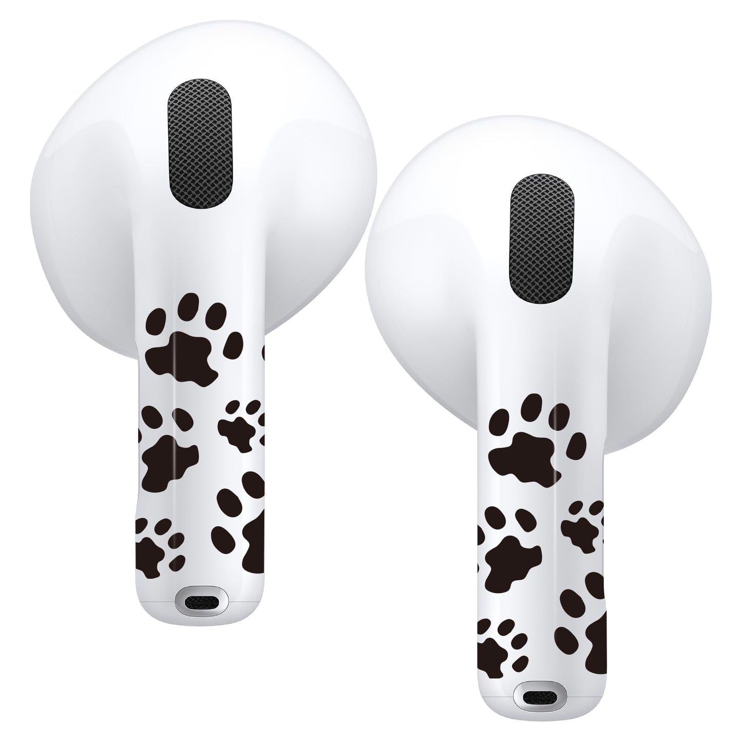 RockMax for AirPods 4 Skin,Black Cat Paw Decal Sticker for Air Pods 4th Gen, Compatible with AirPod 4 Case 2024, Durable Tattoo Wrap, Easy to Apply