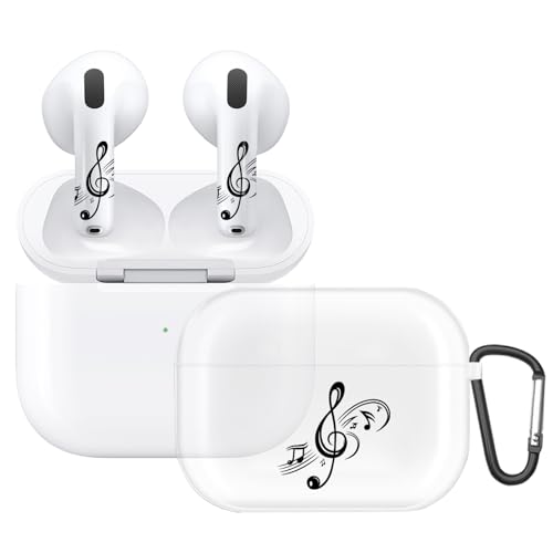 RockMax for AirPods 4 Case Cover Black, Cute Sticker and AirPods Cover Set, Fun Air Pods 4 Case with Keychain, Clear AirPods 4th Generation Case for Women, MagSafe Compatible