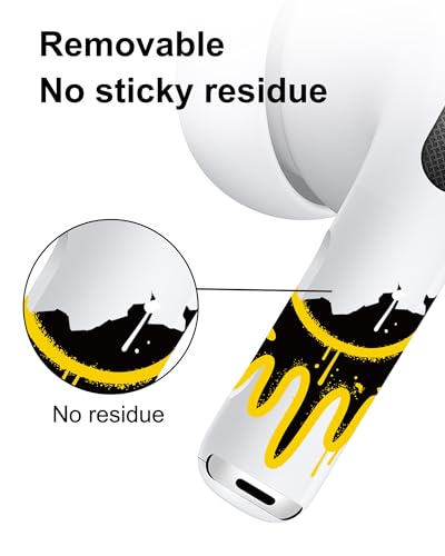 RockMax AirPod Pro 2 Skin, Universal Fit for AirPods Pro 1/2/3 & AirPods 1/2/3/4, Christmas Reindeer Sticker Wrap, Charging Case Friendly, Gift Idea for Boys and Girls