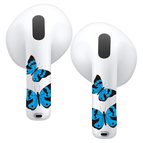 RockMax for AirPods 4 Skin，Personalized Decal Sticker for Air Pods 4th Gen, Compatible with Butterfly AirPod Case 2024, Durable Tattoo Wrap, Easy to Apply