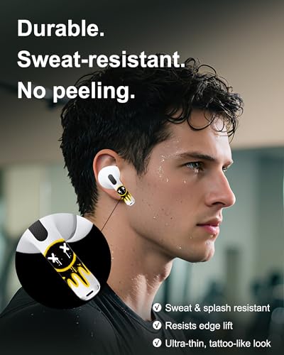 RockMax AirPods 4 Skin, Universal Fit for AirPods Pro 1/2/3 & AirPods 1/2/3/4, Christmas Tree Sticker Wrap, Charging Case Friendly, Gift Idea for Holiday