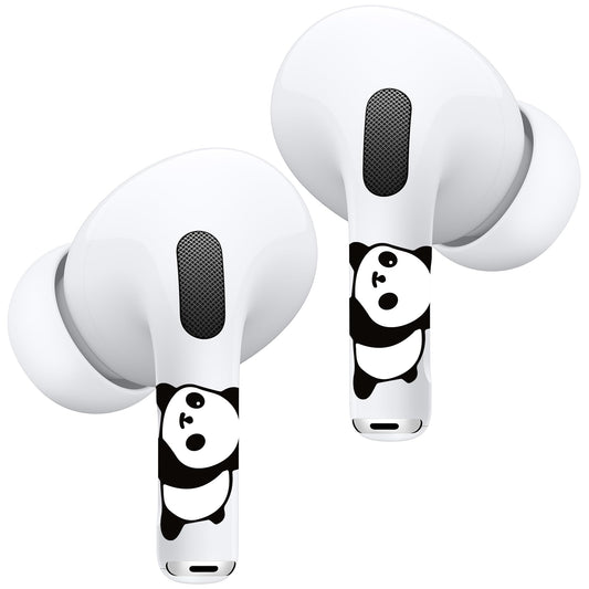 RockMax for Universal AirPod Skin, Quickly Recognizable, for AirPods Pro 3/2/1 and Gen 1/2/3/4, Panda Sticker Cover, for Women and Teens