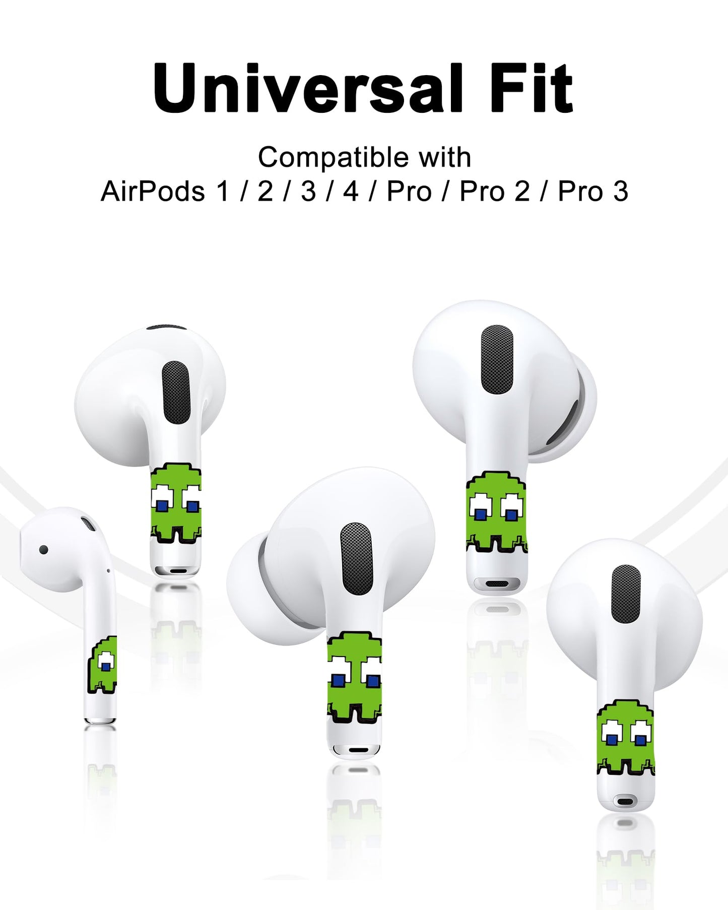 RockMax for AirPods Pro 2 Skin, Easy to Spot, Universal Fit for AirPods Pro 3/2/1 and Gen 1/2/3/4, Game Sticker Cover, Unique Gift for Women and Men