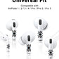 RockMax Universal Stickers for AirPod, No More Mix-Ups, for AirPods Pro 3/2/1 and Gen 1/2/3/4, Black Eye Skin Cover, Custom Gift for Women and Teens