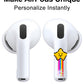 RockMax for AirPods Pro 2 Skin Cover, Distinguish Your AirPods, Universal Fit for AirPods Pro 3/2/1 and Gen 1/2/3/4, Star Sticker, Fun Gift for Boys and Girls