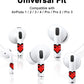 RockMax Universal Skin Accessories for AirPods Pro, Easy to Spot, Gaming Heart Sticker Cover, for AirPods Pro 3/2/1 and Gen 1/2/3/4, Unique Gift
