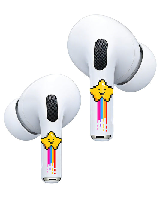 RockMax for AirPods Pro 2 Skin Cover, Distinguish Your AirPods, Universal Fit for AirPods Pro 3/2/1 and Gen 1/2/3/4, Star Sticker, Fun Gift for Boys and Girls