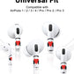 RockMax for AirPods Pro 2 Skin, Easy to Spot, Universal Fit for AirPods Pro 3/2/1 and Gen 1/2/3/4, Headphone Sticker Cover, Unique Gift for Women and Men