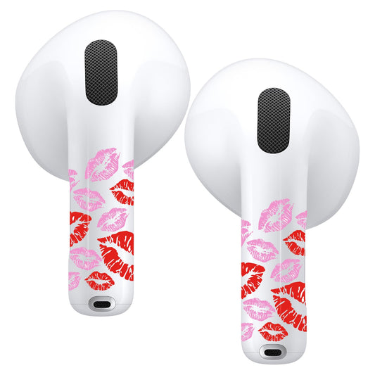 RockMax for AirPods 4 Skin，Personalized Decal Sticker for Air Pods 4th Gen, Compatible with AirPods 4 Case Pink, Durable Tattoo Wrap, Easy to Apply