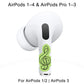 RockMax Glowing Music Skin for AirPods, Easy to Identify, Universal Sticker Wraps for AirPods Pro 3/2/1 and Gen 1/2/3/4, Cute Earbud Accessories
