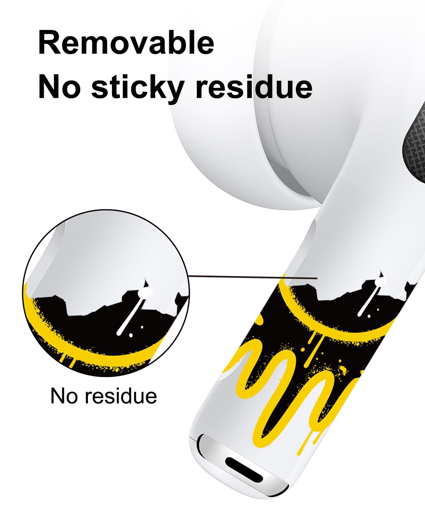 RockMax for AirPods 4 Skin，Red Lips Sticker for Air Pods 4th Gen, Compatible with AirPod 4 Case 2024, Quiet Gesture Tattoo Wrap, Easy to Identify, Also Fits AirPods 1/2/3, AirPods Pro 1/2/3