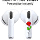 RockMax for AirPods 4 Skin, Easy to Identify, Universal Fit for AirPods Pro 3/2/1 and Gen 1/2/3/4, Classic Rose Sticker Cover, Girly Gifts for Birthday and Party