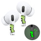 RockMax Glowing Dinosaur Skin for AirPods, Easy to Identify, Universal Sticker Wraps for AirPods Pro 3/2/1 and Gen 1/2/3/4, Cute Earbud Accessories