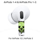 RockMax for AirPod Skins Wraps, Glow in The Dark Stickers for Earbuds, Luminous Bear Wrap Decals for AirPods Pro 3/Pro 2/Pro, Gen 1/2/3/4, Long-Lasting, Easy Identify, Gift for Boy and Girl