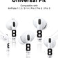 RockMax for AirPod Stickers, No More Mix-Ups, Universal Fit for AirPods Pro 3/2/1 and Gen 1/2/3/4, Number 8 Skin Cover, Custom Gift for Women and Teens