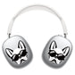 ROCKMAX Fashion Queen Sticker Accessories for AirPods Max, Elegant Decal Skin for Bluetooth Headphones, Compatible to AirPods Max Case Cover, Styish Men and Women Gift with Cleaning Kit