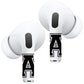RockMax for AirPod Stickers, No More Mix-Ups, Universal Fit for AirPods Pro 3/2/1 and Gen 1/2/3/4, Letter A Skin Cover, Custom Gift for Women and Teens