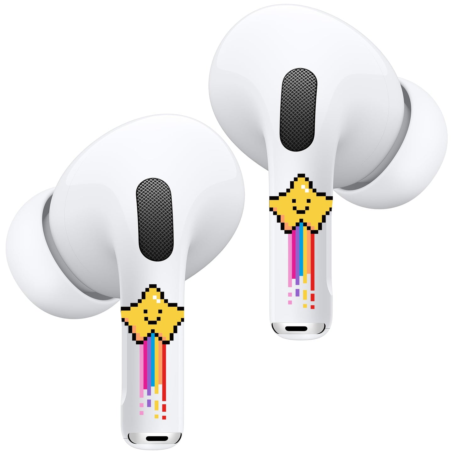 RockMax for AirPods Pro 2 Skin Cover, Distinguish Your AirPods, Universal Fit for AirPods Pro 3/2/1 and Gen 1/2/3/4, Star Sticker, Fun Gift for Boys and Girls