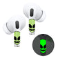 RockMax for AirPod Skins Wraps, Glow in The Dark Alien Stickers Decal for AirPods Pro 2nd Generation, Easy to Identify and Find, Compatible with AirPods Pro 1/2/3 & AirPod 1/2/3/4(Universal Fit)