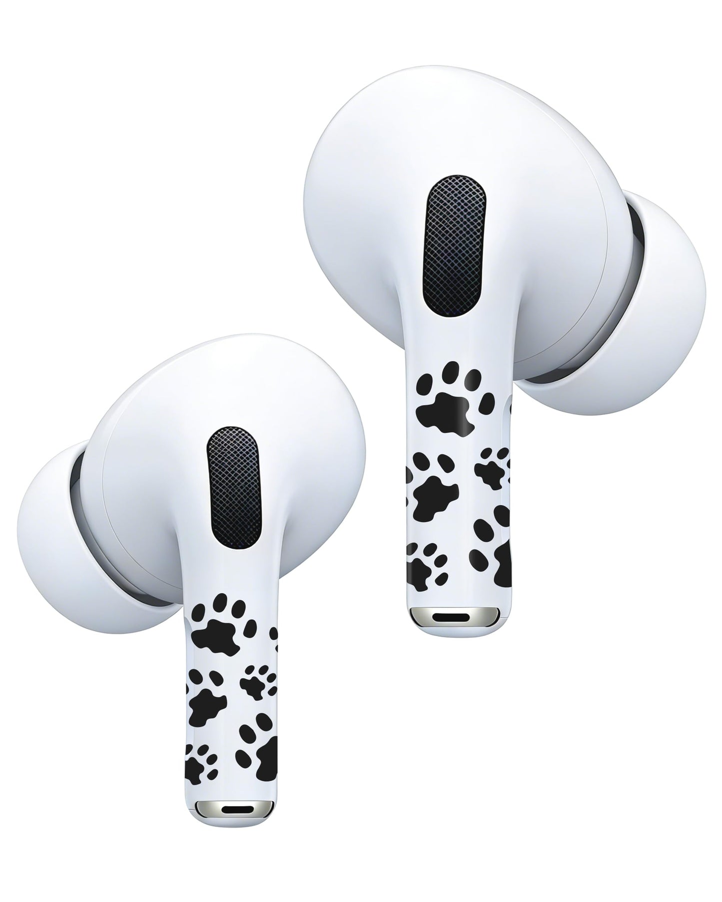 RockMax Universal Skin for AirPods Pro 3/Pro 2/Pro，Black Cat Paw Decal Sticker for Air Pods Gen 1/2/3/4,Compatible with AirPod Case, Durable Tattoo Wrap, Easy to Identify Your Earbuds