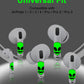 RockMax for AirPod Skins Wraps, Glow in The Dark Alien Stickers Decal for AirPods Pro 2nd Generation, Easy to Identify and Find, Compatible with AirPods Pro 1/2/3 & AirPod 1/2/3/4(Universal Fit)
