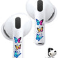 RockMax for AirPods 4 Skin Wraps, Helps Avoid Mix-Ups, Universal Fit for AirPods Pro 3/2/1 and Gen 1/2/3/4, Butterfly Sticker Cover, Gift for Women and Teens