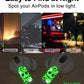 ROCKMAX for AirPod Pro Skin, Glow in The Dark AirPods Pro 2 Skin Wrap, Cool Skull Sticker Decoration for Girls and Boys, Compatible with Charging Case, Universal for AirPods 1/2/3/4 & Pro 1/2/3