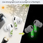 RockMax for AirPods 4 Glow Skin, Butterfly Sticker Wrap, Easy to Find with Distinct Decal, Case-Friendly, 3-Step Install, Compatible with AirPods Pro 1/2/3 and AirPod 1/2/3/4 (Universal Fit)