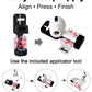 RockMax for AirPods Sticker Skin, Easy to Identify, Universal Fit for AirPods Pro 3/2/1 and Gen 1/2/3/4, Purple Wrap Cover, for Teens and Adults