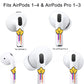 RockMax for AirPods Pro 2 Skin Cover, Distinguish Your AirPods, Universal Fit for AirPods Pro 3/2/1 and Gen 1/2/3/4, Star Sticker, Fun Gift for Boys and Girls