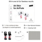 RockMax Glowing Ladybug Skin for AirPods, Easy to Identify, Universal Sticker Wraps for AirPods Pro 3/2/1 and Gen 1/2/3/4, Cute Earbud Accessories