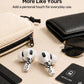 RockMax Universal Stickers for AirPod, No More Mix-Ups, for AirPods Pro 3/2/1 and Gen 1/2/3/4, Black Rock Skin Cover, Custom Gift for Women and Teens