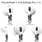 RockMax for AirPods 4 Skin Wraps, Helps Avoid Mix-Ups, Universal Fit for AirPods Pro 3/2/1 and Gen 1/2/3/4, Butterfly Sticker Cover, Gift for Women and Teens