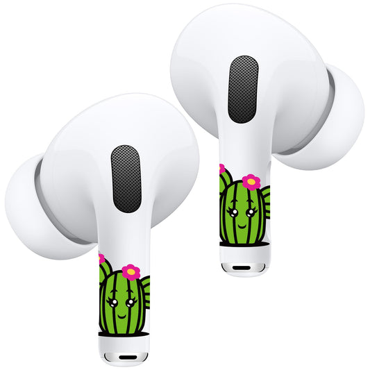RockMax Universal Skin Wrap for AirPods, Easy to Identify, Cute Cactus Sticker Cover, Fit for AirPods Pro 3/2/1 and Gen 1/2/3/4, Fun Gift for Birthday