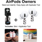 RockMax Universal Skin for AirPods Pro 3/Pro 2/Pro，Black Cat Paw Decal Sticker for Air Pods Gen 1/2/3/4,Compatible with AirPod Case, Durable Tattoo Wrap, Easy to Identify Your Earbuds