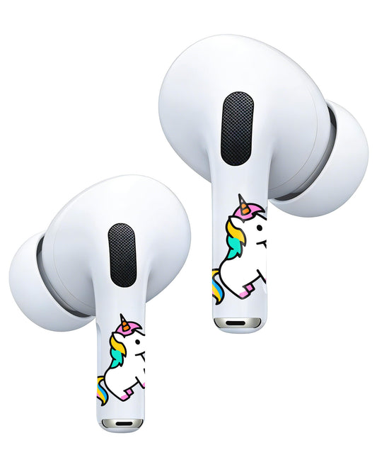 RockMax for Universal AirPod Skin, Quickly Recognizable, for AirPods Pro 3/2/1 and Gen 1/2/3/4, Unicorn Sticker Cover, for Women and Teens