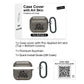 RockMax for AirPods 4 Case Cover with Art Skin, Cute TPU AirPods Case with Keychain Hook, Semi-Transparent Decorative Case for Women, Cute Cat, Clear Black