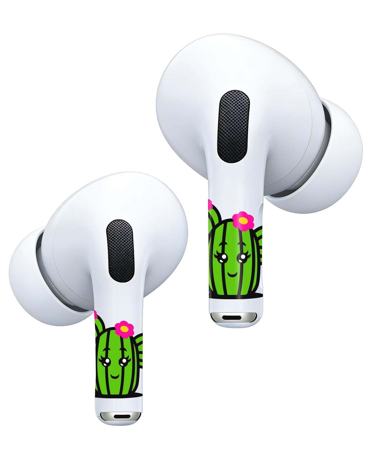 RockMax Universal Skin Wrap for AirPods, Easy to Identify, Cute Cactus Sticker Cover, Fit for AirPods Pro 3/2/1 and Gen 1/2/3/4, Fun Gift for Birthday