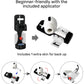 RockMax for AirPods Sticker Skin, Easy to Identify, Universal Fit for AirPods Pro 3/2/1 and Gen 1/2/3/4, Black Wrap Cover, for Teens and Adults