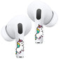 RockMax for Universal AirPod Skin, Quickly Recognizable, for AirPods Pro 3/2/1 and Gen 1/2/3/4, Unicorn Sticker Cover, for Women and Teens
