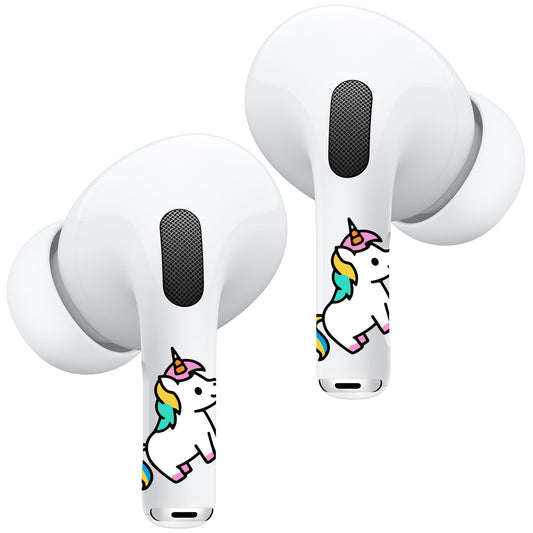 RockMax for Universal AirPod Skin, Quickly Recognizable, for AirPods Pro 3/2/1 and Gen 1/2/3/4, Unicorn Sticker Cover, for Women and Teens