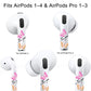 RockMax for AirPod Pro Skin, Universal Butterfly Sticker Wrap for AirPods 1/2/3/4 & Pro 1/2/3, Pink Tattoos, Easy to Identify, Case Friendly, Custom Gift for Women and Girls