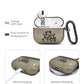 RockMax for AirPods Pro 3 Case Cover with Art Skin, Cute TPU AirPods Case with Keychain Hook, Semi-Transparent Decorative Case for Women, Cute Cat, Clear Black