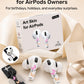 RockMax for AirPod Pro Skin, Universal Butterfly Sticker Wrap for AirPods 1/2/3/4 & Pro 1/2/3, Pink Tattoos, Easy to Identify, Case Friendly, Custom Gift for Women and Girls