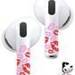 RockMax for AirPods 4/Pro/Pro 2/Pro 3 Skin, Universal Decal Sticker for Air Pods Custom, Compatible with AirPods Case Pink, Durable Tattoo Wrap, Easy to Identify