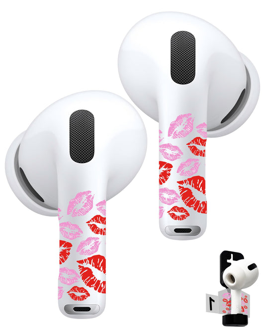 RockMax for AirPods 4/Pro/Pro 2/Pro 3 Skin, Universal Decal Sticker for Air Pods Custom, Compatible with AirPods Case Pink, Durable Tattoo Wrap, Easy to Identify