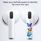 RockMax for AirPods 4 Skin Wraps, Helps Avoid Mix-Ups, Universal Fit for AirPods Pro 3/2/1 and Gen 1/2/3/4, Butterfly Sticker Cover, Gift for Women and Teens